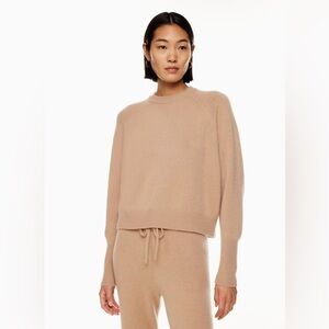 Aritzia Women's Crew Neck Sweater - Beige
